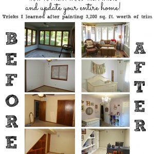 How to Paint Trim White