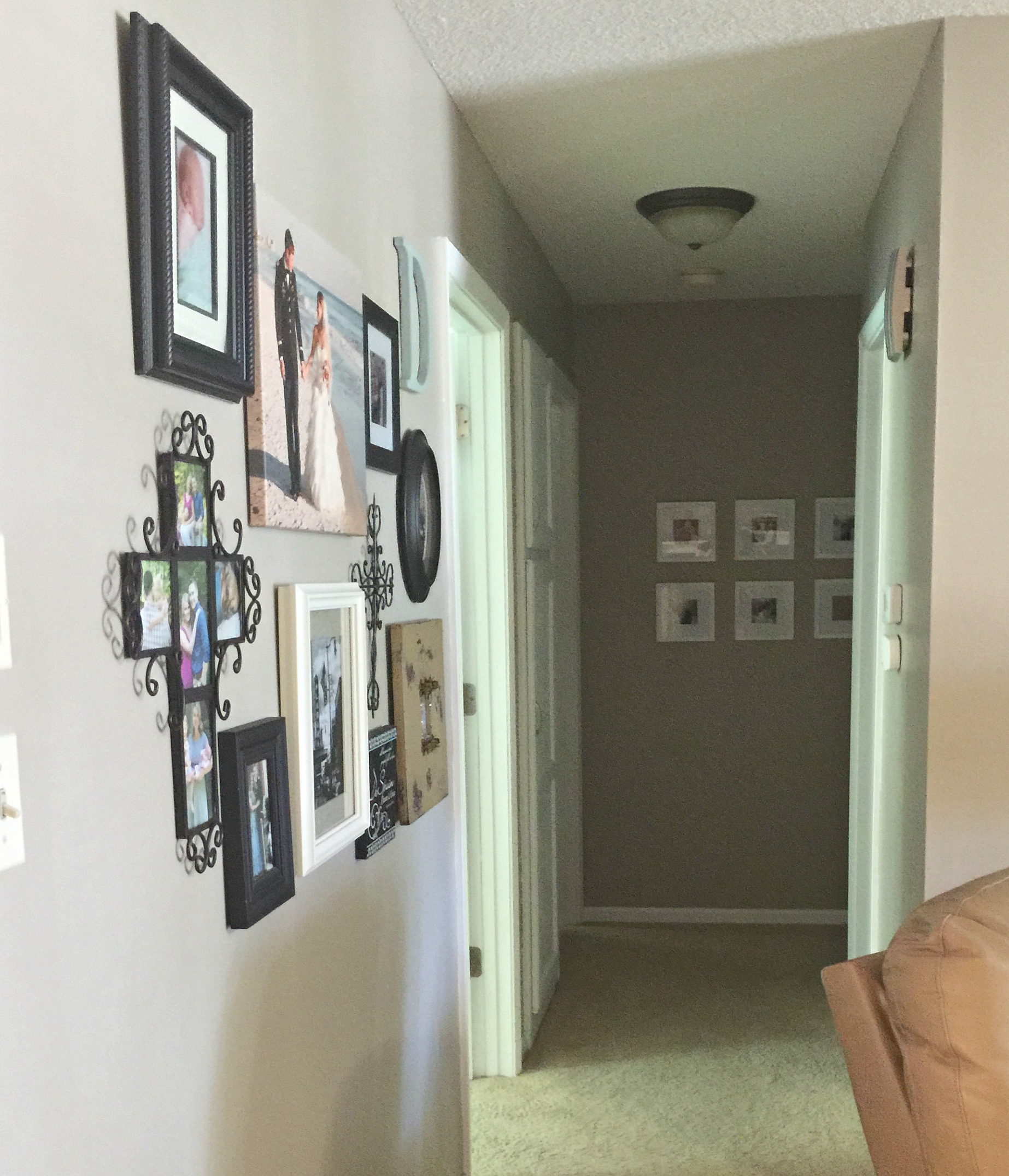 Hallway Decor Our Growing Family Photo Collage