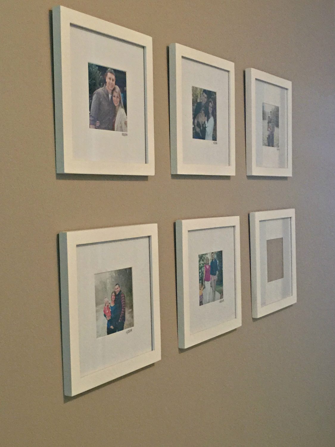 Hallway Decor Our Growing Family Photo Collage