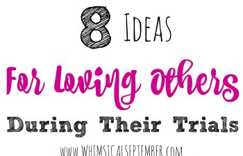 8 Ways to Love and Support Others During Hard Times: From giving specific gifts, sending flowers, writing supportive texts, offering up prayers, and more, this list will give you an idea how you can step in and help when a loved one is struggling.