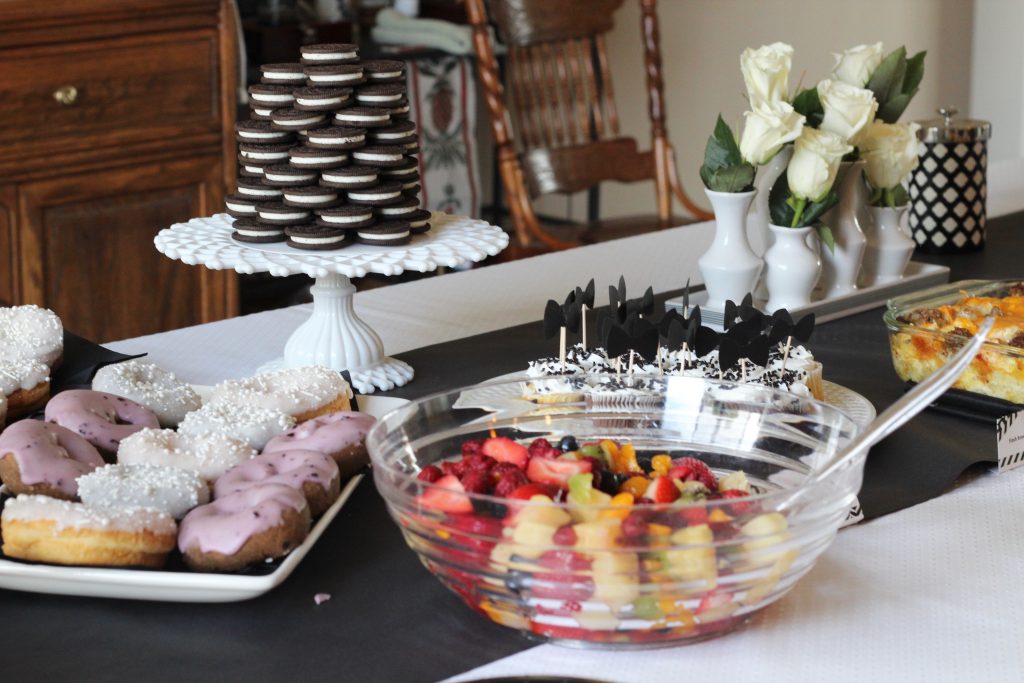 A Black and White "Little Man" Themed Brunch Baby Shower:We had so much fun throwing this Little Man baby shower for the sweetest friend. This blog post shares food ideas, decor, and much more. Enjoy!