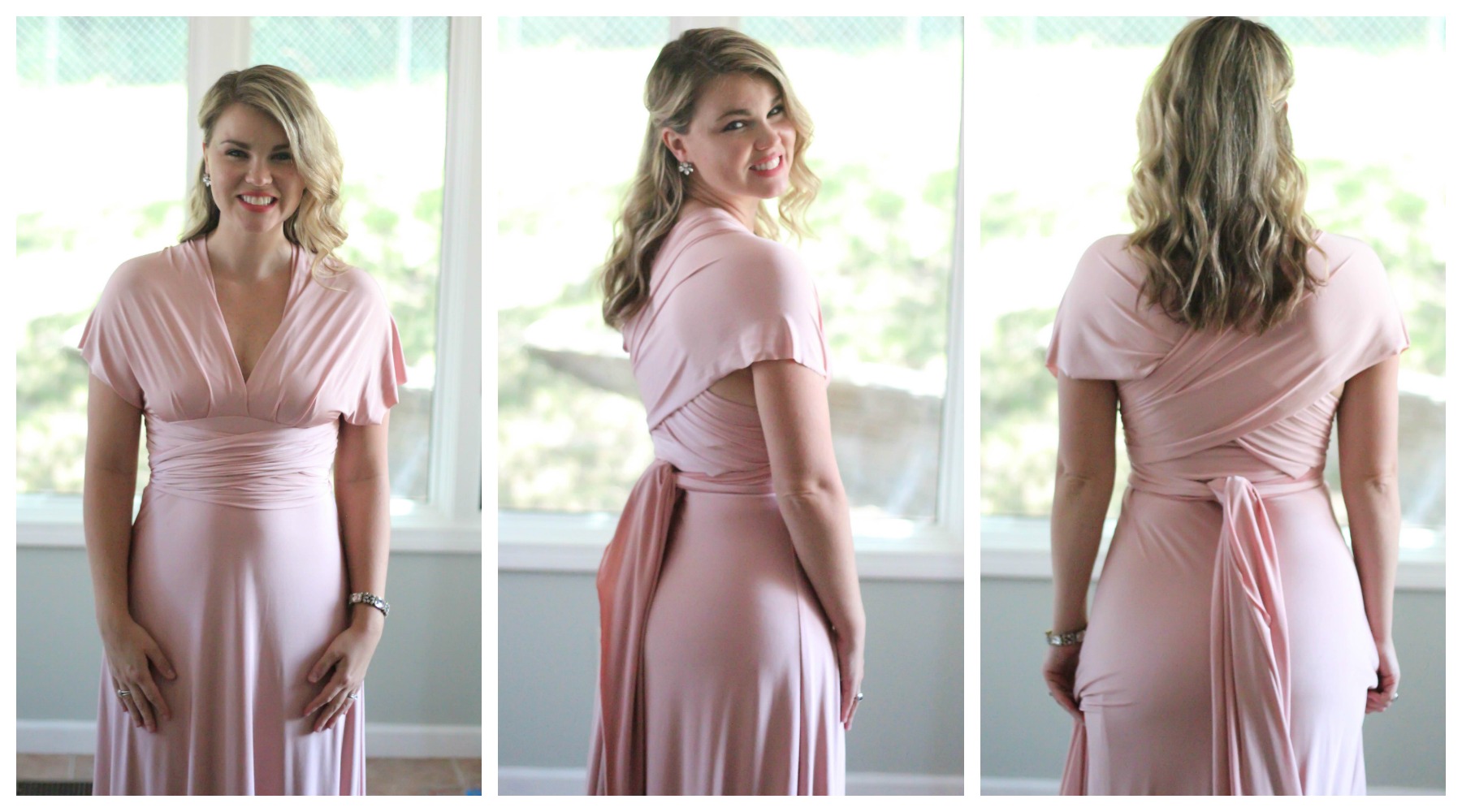 convertible dress how to tie