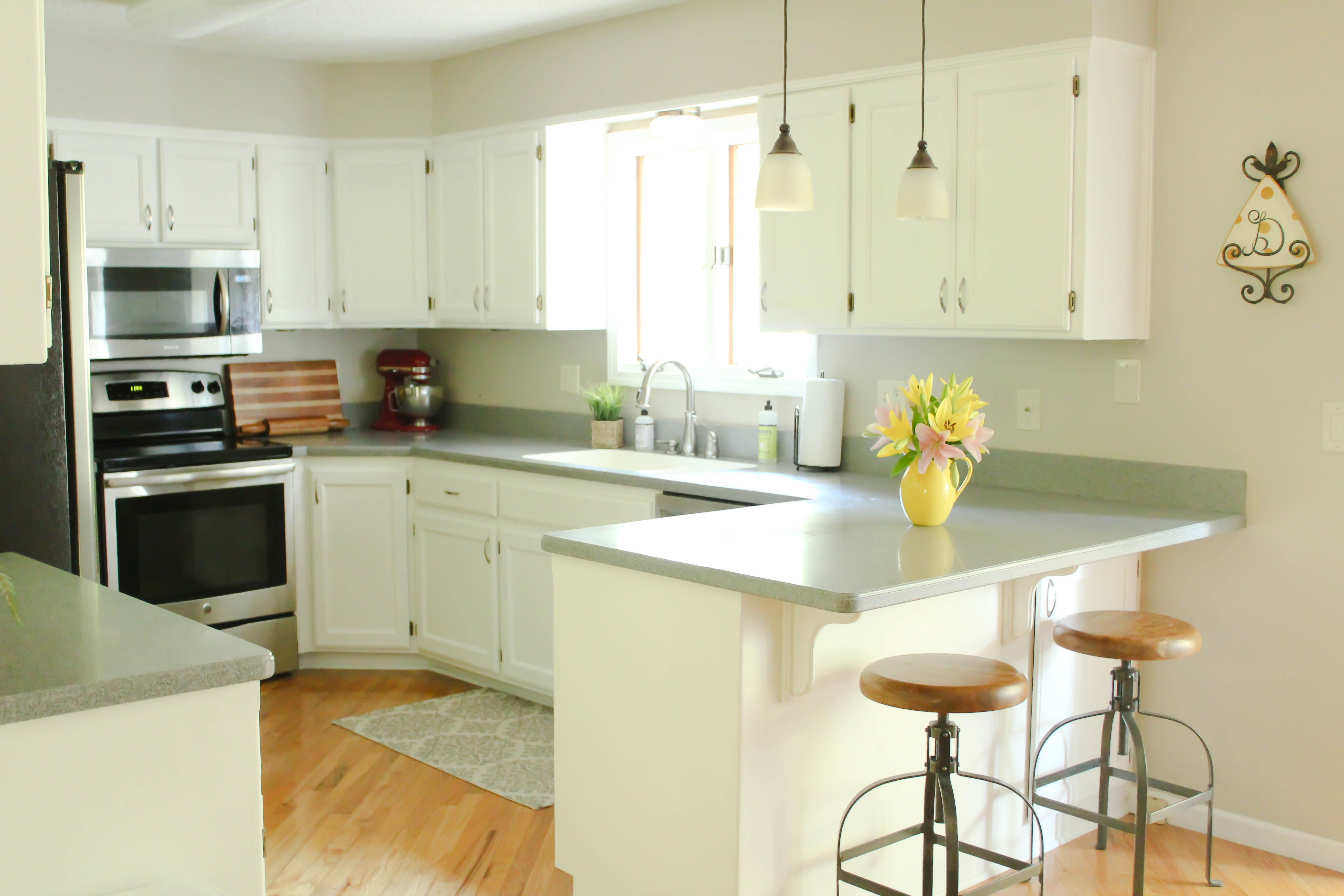 Painted Kitchen Cabinets - Chalk Paint! - Well-Groomed Home