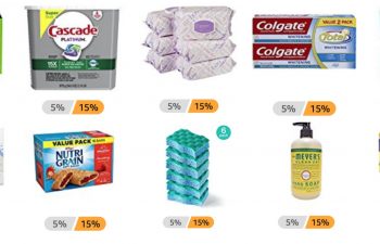 Amazon's Subscribe and Save Deals: This post shares tips to get the best deals from Amazon on household products, food, and more.