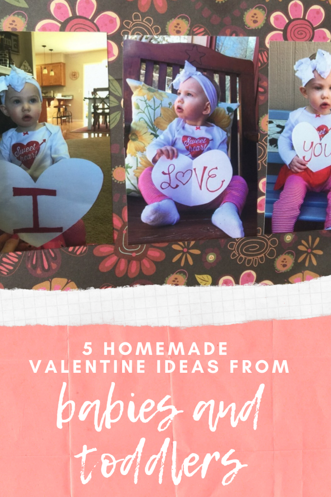 Here are five homemade Valentines from babies and toddlers to send to your spouse, relatives, and friends that will make them smile from ear to ear. Great craft ideas that get your kid involved. More on WhimsicalSeptember.com