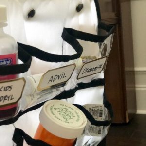 Organizing Medicine and First Aid: From Cabinet to Hanging Bag