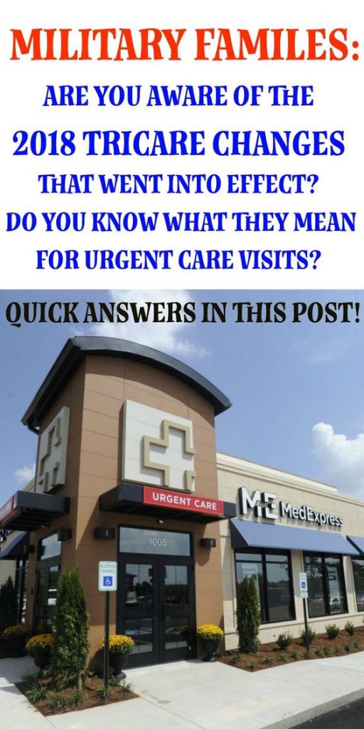 Changes to Tricare Urgent Care & What They Mean for Military Families / MedExpress / Whether your family members are a part of Tricare Prime, Select, or another form, you should be informed about changes that are now in affect regarding urgent care visits. MedExpress shares about what you need to do in order to be seen at your next urgent care visit. Click here to read more. 