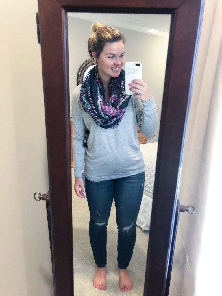 STITCH FIX |The Accessory Collective: Coen Paisley Infinity Scarf