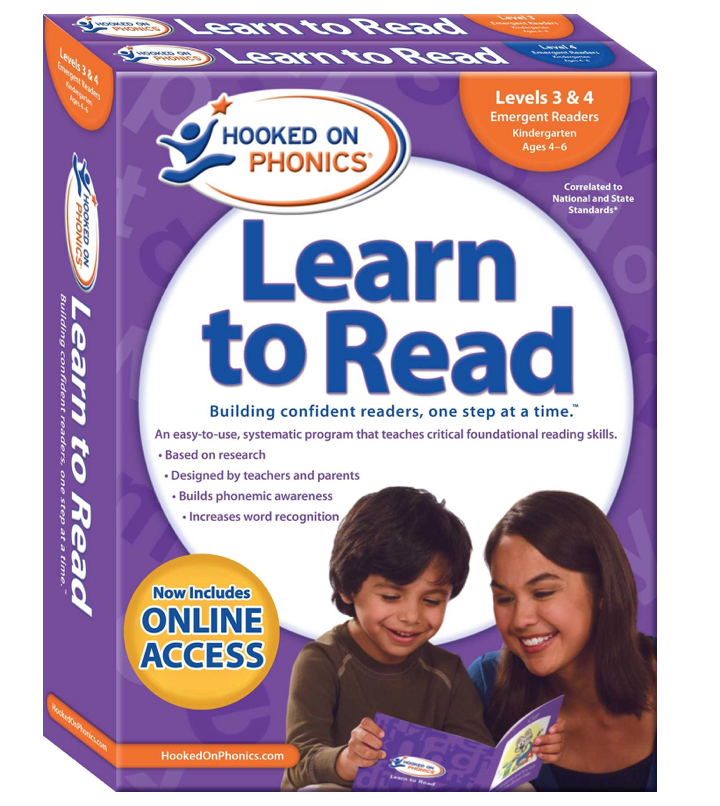 Hooked On Phonics Learn to Read: This multi-level program is designed to teach kids as young as 3 how to read. Each lesson is short, manageable, and fun! These lessons are appropriate for preschoolers, kindergarten students, struggling readers, and more. There are activities, quotes, sight words, and lessons that both students and parents will enjoy working on together. Read more at WhimsicalSeptember.com