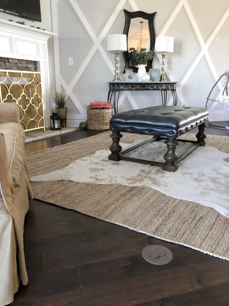 Jute Rug Review: In a nutshell, we've been so pleased with our RugsUSA Maui Jute Braided Rugs because they don't show staining or discoloring and are incredibly durable against very hard wear. Click to read more on WhimsicalSeptember.com about why we have enjoyed these rugs so much. 