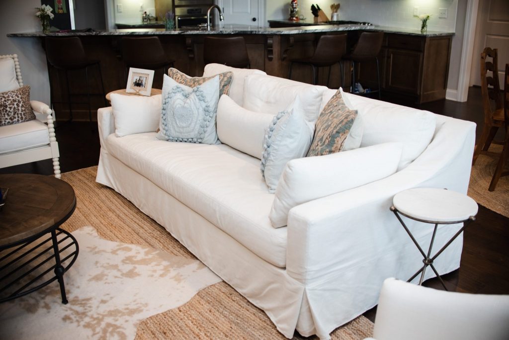 The Design Process & Reveal of Our Living Room Overhaul: Pottery Barn York, Pottery Barn Harlow, Pottery Barn Lorelei