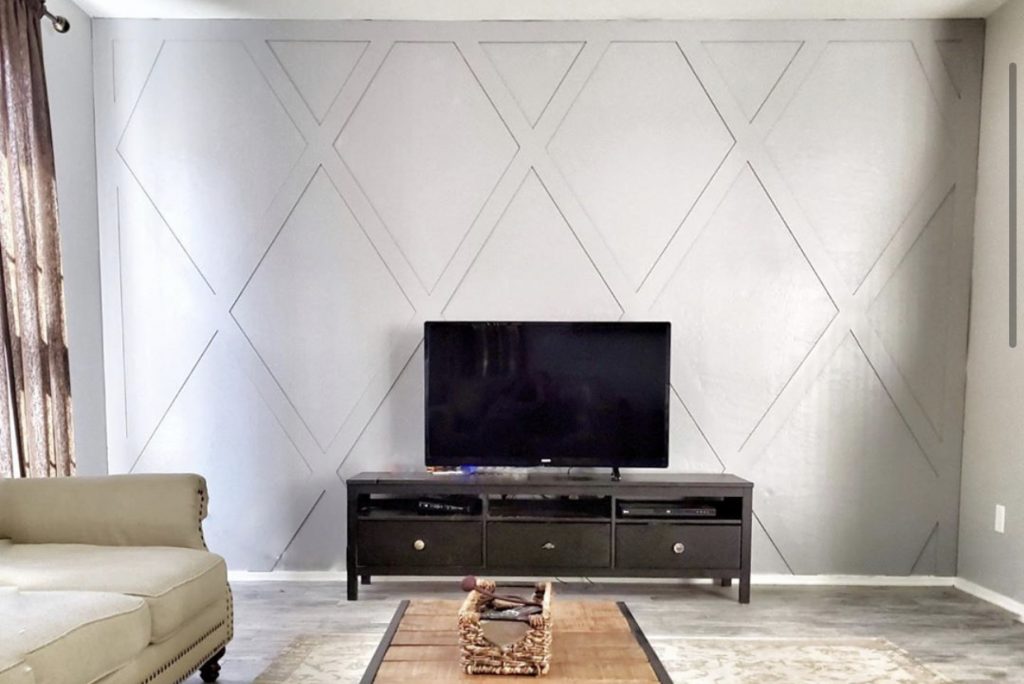 How to create a diamond accent wall is a question that I've recieved since my recent living room overhaul. I'm sharing a few tips to.....