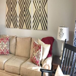 DIY Wall Art & A Living Room Wish List