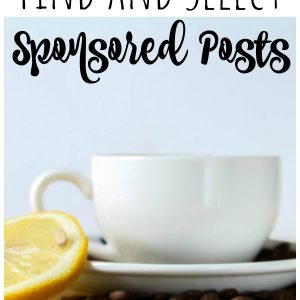 On Sponsored Posts – Finding Them, Selecting Them, and My Reason for Doing Them