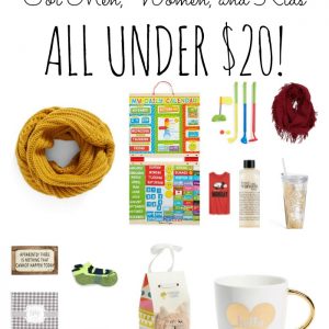 Last Minute Gift Ideas Under $20 For Men, Women, and Kids