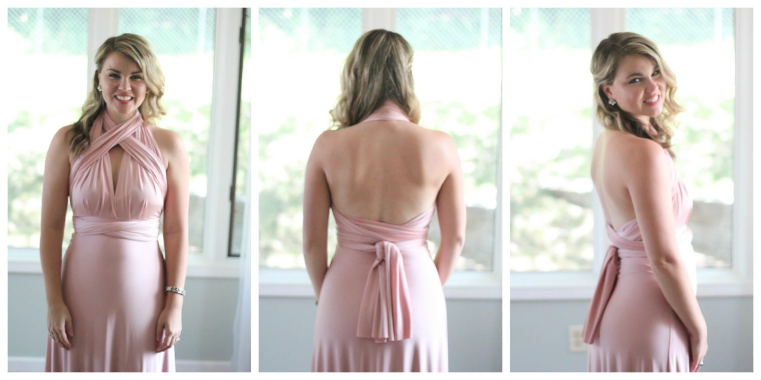 convertible dress how to tie