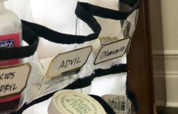 Organizing Medicine and First Aid: Most people created medicine cabinets or closets, but have you ever considered saving space and organizing it all in a clear hanging bag? This post will walk you through the 60-minute project of cleaning out your former medicine cabinet and reorganizing it in a way that'll be functional for the long haul.