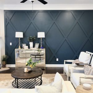 How To Create A Diamond Accent Wall
